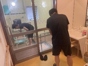 風呂の掃除