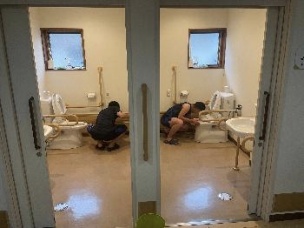 トイレの掃除